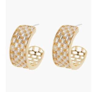 Nordstrom Cubic Zirconia Hoop Earrings